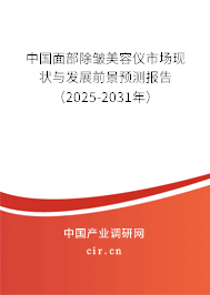 中國(guó)面部除皺美容儀市場(chǎng)現(xiàn)狀與發(fā)展前景預(yù)測(cè)報(bào)告（2025-2031年）