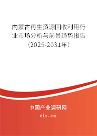 內(nèi)蒙古再生資源回收利用行業(yè)市場分析與前景趨勢報告(2025-2031年) 內(nèi)蒙古再生資源回收利用行業(yè)市場分析與前景趨勢報告(2025-2031年)