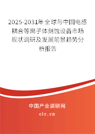 2025-2031年全球與中國電感耦合等離子體刻蝕設(shè)備市場(chǎng)現(xiàn)狀調(diào)研及發(fā)展前景趨勢(shì)分析報(bào)告