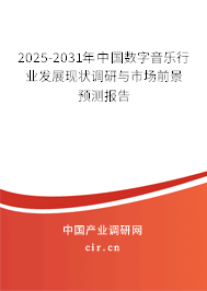 2025-2031年中國(guó)數(shù)字音樂(lè)行業(yè)發(fā)展現(xiàn)狀調(diào)研與市場(chǎng)前景預(yù)測(cè)報(bào)告
