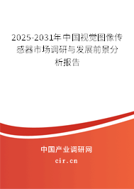2025-2031年中國視覺圖像傳感器市場調(diào)研與發(fā)展前景分析報告