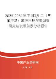 2025-2031年中國3,5-二（三氟甲基）苯胺市場深度調(diào)查研究與發(fā)展前景分析報告