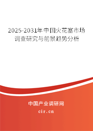 2025-2031年中國火花塞市場調查研究與前景趨勢分析 2025-2031年中國火花塞市場調查研究與前景趨勢分析