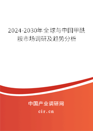 2024-2030年全球與中國甲酰胺市場調(diào)研及趨勢分析