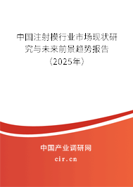 中國注射模行業(yè)市場現(xiàn)狀研究與未來前景趨勢報告（2025年）