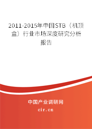 2011-2015年中國STB(機頂盒)行業(yè)市場深度研究分析報告 2011-2015年中國STB(機頂盒)行業(yè)市場深度研究分析報告