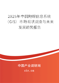 2025年中國(guó)地理信息系統(tǒng)(GIS)市場(chǎng)現(xiàn)狀調(diào)查與未來(lái)發(fā)展趨勢(shì)報(bào)告 2025年中國(guó)地理信息系統(tǒng)(GIS)市場(chǎng)現(xiàn)狀調(diào)查與未來(lái)發(fā)展趨勢(shì)報(bào)告