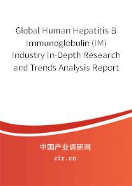 Global Human Hepatitis B Immunoglobulin (IM) Industry In-Depth Research and Trends Analysis Report 2020-2026 Global Human Hepatitis B Immunoglobulin (IM) Industry In-Depth Research and Trends Analysis Report 2020-2026