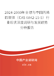 2024-2030年全球與中國丙烯四聚體（CAS 6842-15-5）行業(yè)現(xiàn)狀深度調(diào)研與發(fā)展趨勢分析報告
