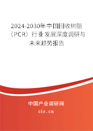 2024-2030年中國(guó)回收樹(shù)脂(PCR)行業(yè)發(fā)展深度調(diào)研與未來(lái)趨勢(shì)報(bào)告 2024-2030年中國(guó)回收樹(shù)脂(PCR)行業(yè)發(fā)展深度調(diào)研與未來(lái)趨勢(shì)報(bào)告