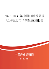 2025-2031年中國(guó)PI膜發(fā)展現(xiàn)狀分析及市場(chǎng)前景預(yù)測(cè)報(bào)告 2025-2031年中國(guó)PI膜發(fā)展現(xiàn)狀分析及市場(chǎng)前景預(yù)測(cè)報(bào)告