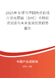 2025年全球與中國片式有機(jī)介質(zhì)電容器(SMC)市場現(xiàn)狀調(diào)查與未來發(fā)展前景趨勢報(bào)告 2025年全球與中國片式有機(jī)介質(zhì)電容器(SMC)市場現(xiàn)狀調(diào)查與未來發(fā)展前景趨勢報(bào)告
