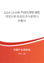 2024-2030年中國熱塑性彈性體密封件發(fā)展現(xiàn)狀與趨勢分析報告