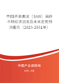 中國(guó)聲表面波（SAW）器件市場(chǎng)現(xiàn)狀調(diào)查及未來(lái)走勢(shì)預(yù)測(cè)報(bào)告（2025-2031年）