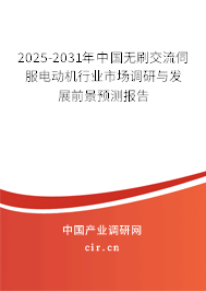 2025-2031年中國無刷交流伺服電動機(jī)行業(yè)市場調(diào)研與發(fā)展前景預(yù)測報告 2025-2031年中國無刷交流伺服電動機(jī)行業(yè)市場調(diào)研與發(fā)展前景預(yù)測報告
