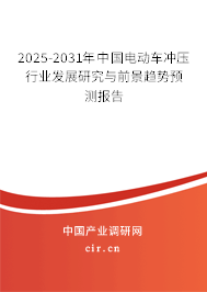 2025-2031年中國電動車沖壓行業(yè)發(fā)展研究與前景趨勢預(yù)測報告