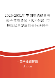 2025-2031年中國電感耦合等離子體質(zhì)譜儀（ICP-MS）市場現(xiàn)狀與發(fā)展前景分析報告