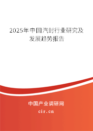 2025年中國(guó)汽封行業(yè)研究及發(fā)展趨勢(shì)報(bào)告 2025年中國(guó)汽封行業(yè)研究及發(fā)展趨勢(shì)報(bào)告
