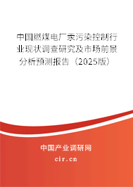 中國燃煤電廠汞污染控制行業(yè)現(xiàn)狀調(diào)查研究及市場(chǎng)前景分析預(yù)測(cè)報(bào)告(2025版) 中國燃煤電廠汞污染控制行業(yè)現(xiàn)狀調(diào)查研究及市場(chǎng)前景分析預(yù)測(cè)報(bào)告(2025版)