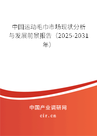 中國運(yùn)動毛巾市場現(xiàn)狀分析與發(fā)展前景報告（2025-2031年）