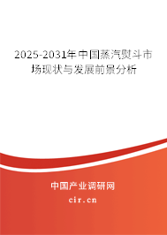 2025-2031年中國蒸汽熨斗市場現(xiàn)狀與發(fā)展前景分析 2025-2031年中國蒸汽熨斗市場現(xiàn)狀與發(fā)展前景分析