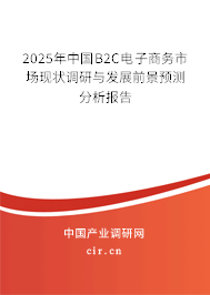 2025年中國B2C電子商務(wù)市場現(xiàn)狀調(diào)研與發(fā)展前景預(yù)測分析報告 2025年中國B2C電子商務(wù)市場現(xiàn)狀調(diào)研與發(fā)展前景預(yù)測分析報告