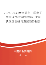 2024-2030年全球與中國(guó)電子束物理氣相沉積涂層行業(yè)現(xiàn)狀深度調(diào)研與發(fā)展趨勢(shì)報(bào)告 2024-2030年全球與中國(guó)電子束物理氣相沉積涂層行業(yè)現(xiàn)狀深度調(diào)研與發(fā)展趨勢(shì)報(bào)告