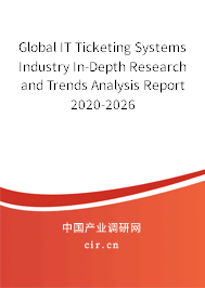 Global IT Ticketing Systems Industry In-Depth Research and Trends Analysis Report 2020-2026 Global IT Ticketing Systems Industry In-Depth Research and Trends Analysis Report 2020-2026