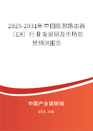 2025-2031年中國能源路由器(ER)行業(yè)發(fā)展研及市場前景預(yù)測報告 2025-2031年中國能源路由器(ER)行業(yè)發(fā)展研及市場前景預(yù)測報告