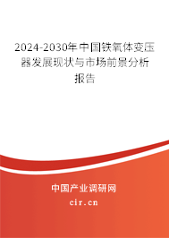 2024-2030年中國鐵氧體變壓器發(fā)展現(xiàn)狀與市場前景分析報(bào)告 2024-2030年中國鐵氧體變壓器發(fā)展現(xiàn)狀與市場前景分析報(bào)告