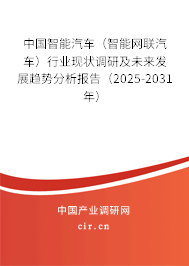 中國(guó)智能汽車(智能網(wǎng)聯(lián)汽車)行業(yè)現(xiàn)狀調(diào)研及未來發(fā)展趨勢(shì)分析報(bào)告(2025-2031年) 中國(guó)智能汽車(智能網(wǎng)聯(lián)汽車)行業(yè)現(xiàn)狀調(diào)研及未來發(fā)展趨勢(shì)分析報(bào)告(2025-2031年)
