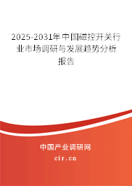 2025-2031年中國磁控開關行業(yè)市場調研與發(fā)展趨勢分析報告 2025-2031年中國磁控開關行業(yè)市場調研與發(fā)展趨勢分析報告