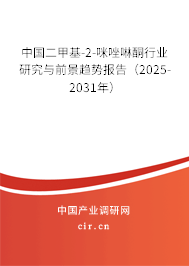 中國二甲基-2-咪唑啉酮行業(yè)研究與前景趨勢報告(2025-2031年) 中國二甲基-2-咪唑啉酮行業(yè)研究與前景趨勢報告(2025-2031年)