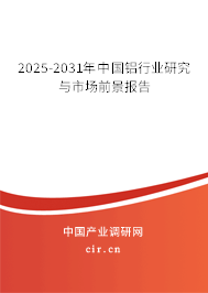 2025-2031年中國鋁行業(yè)研究與市場前景報告