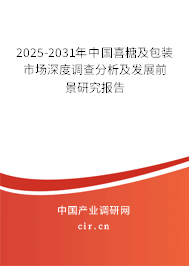 2025-2031年中國喜糖及包裝市場深度調(diào)查分析及發(fā)展前景研究報(bào)告