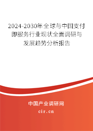 2024-2030年全球與中國支付即服務(wù)行業(yè)現(xiàn)狀全面調(diào)研與發(fā)展趨勢(shì)分析報(bào)告