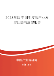 2023年版中國毛皮服產(chǎn)業(yè)發(fā)展回顧與展望報告 2023年版中國毛皮服產(chǎn)業(yè)發(fā)展回顧與展望報告