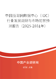 中國互聯(lián)網(wǎng)數(shù)據(jù)中心(IDC)行業(yè)發(fā)展調(diào)研與市場前景預(yù)測報告(2025-2031年) 中國互聯(lián)網(wǎng)數(shù)據(jù)中心(IDC)行業(yè)發(fā)展調(diào)研與市場前景預(yù)測報告(2025-2031年)