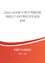 2024-2030年全球與中國伺服機械壓力機市場現(xiàn)狀及發(fā)展趨勢 2024-2030年全球與中國伺服機械壓力機市場現(xiàn)狀及發(fā)展趨勢