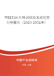 中國(guó)TDK市場(chǎng)調(diào)研及發(fā)展前景分析報(bào)告（2025-2031年）