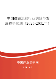 中國磁鎮(zhèn)流器行業(yè)調(diào)研與發(fā)展趨勢(shì)預(yù)測(cè)(2025-2031年) 中國磁鎮(zhèn)流器行業(yè)調(diào)研與發(fā)展趨勢(shì)預(yù)測(cè)(2025-2031年)