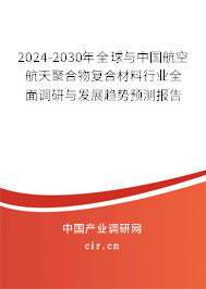 2024-2030年全球與中國航空航天聚合物復(fù)合材料行業(yè)全面調(diào)研與發(fā)展趨勢預(yù)測報告