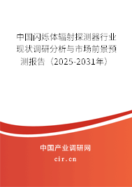 中國閃爍體輻射探測器行業(yè)現(xiàn)狀調(diào)研分析與市場前景預(yù)測報告（2024-2030年）