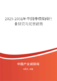 2025-2031年中國伸縮蝶閥行業(yè)研究與前景趨勢 2025-2031年中國伸縮蝶閥行業(yè)研究與前景趨勢