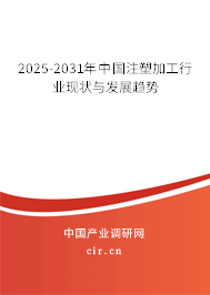 2025-2031年中國(guó)注塑加工行業(yè)現(xiàn)狀與發(fā)展趨勢(shì) 2025-2031年中國(guó)注塑加工行業(yè)現(xiàn)狀與發(fā)展趨勢(shì)