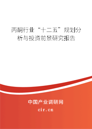 丙酮行業(yè)“十二五”規(guī)劃分析與投資前景研究報(bào)告 丙酮行業(yè)“十二五”規(guī)劃分析與投資前景研究報(bào)告