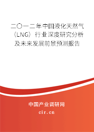 二〇一二年中國(guó)液化天然氣（LNG）行業(yè)深度研究分析及未來(lái)發(fā)展前景預(yù)測(cè)報(bào)告