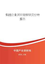 集團(tuán)企業(yè)風(fēng)險管理研究分析報告