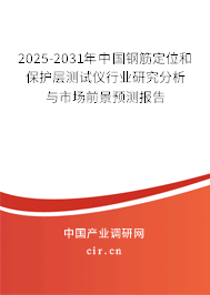 2025-2031年中國鋼筋定位和保護層測試儀行業(yè)研究分析與市場前景預測報告 2025-2031年中國鋼筋定位和保護層測試儀行業(yè)研究分析與市場前景預測報告