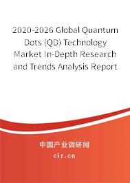 2020-2026 Global Quantum Dots (QD) Technology Market In-Depth Research and Trends Analysis Report 2020-2026 Global Quantum Dots (QD) Technology Market In-Depth Research and Trends Analysis Report